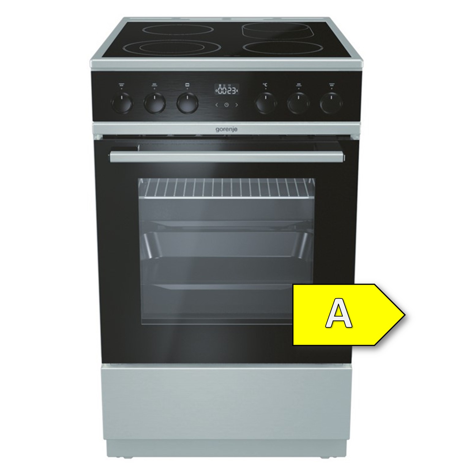 Sporák el. Gorenje EC5355XPA, sklokeramika