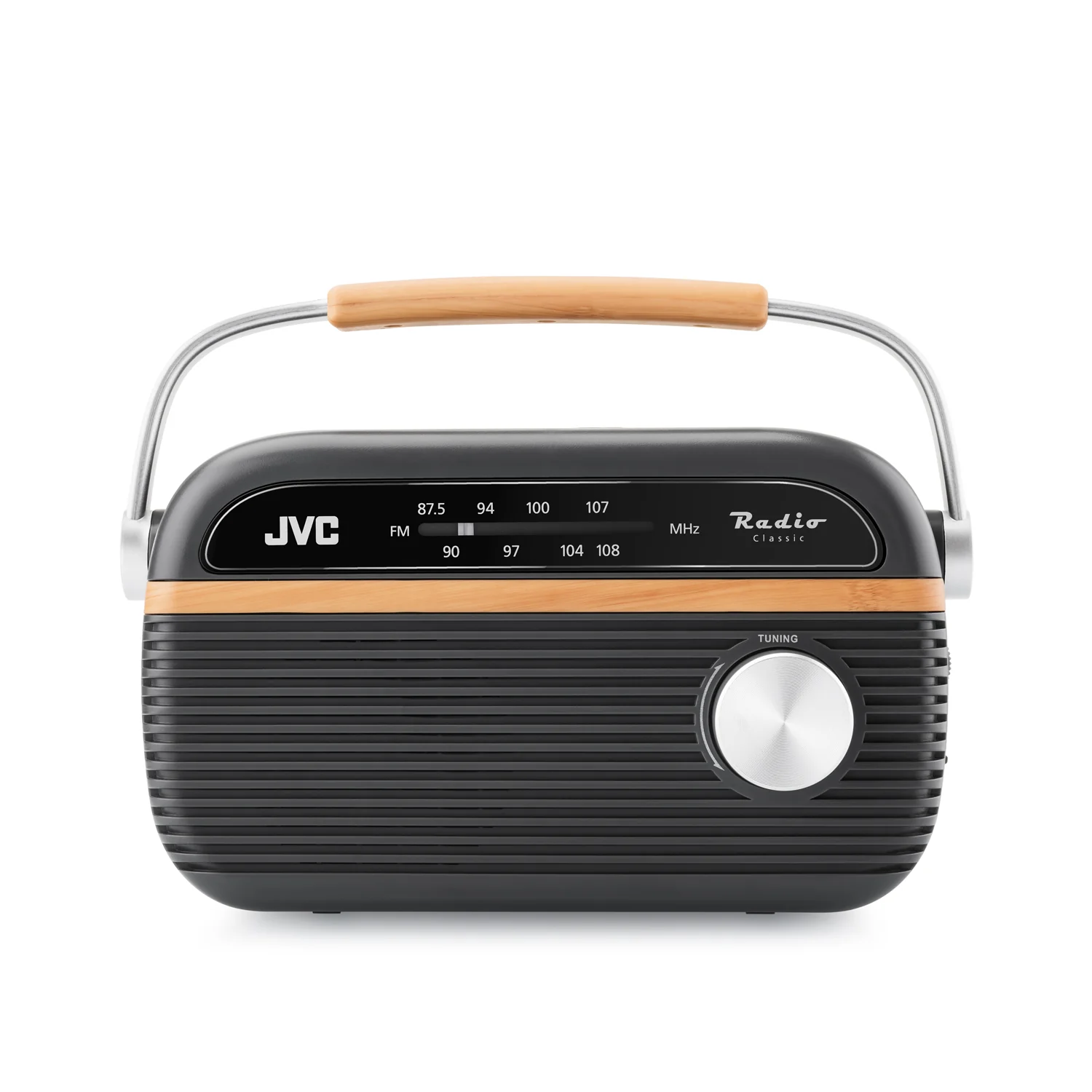 Radiopřijímač JVC RA-E215G šedý