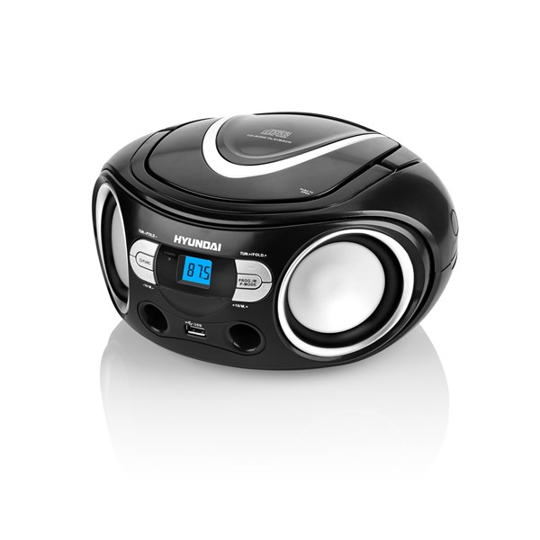 Radiopřijímač Hyundai TRC 533 AU3BS s CD/MP3/USB, černá/stříbrná