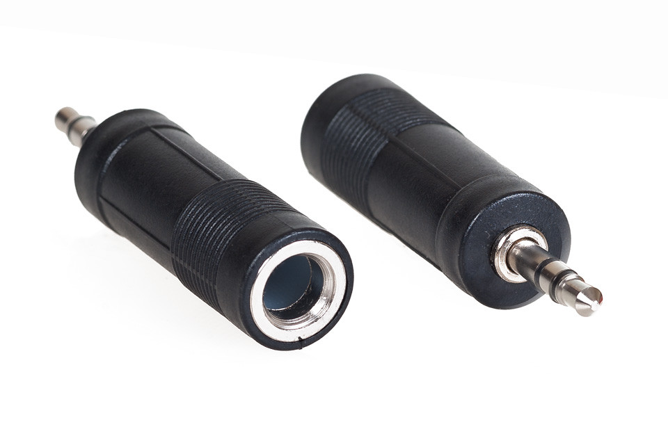 Redukce stereo z Jack 6,3 mm F na Jack 3,5 mm