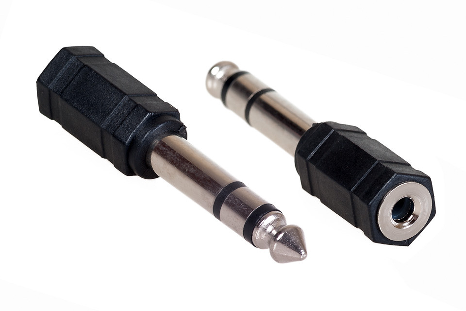 Redukce stereo z Jack 3,5 mm F na Jack 6,3 mm