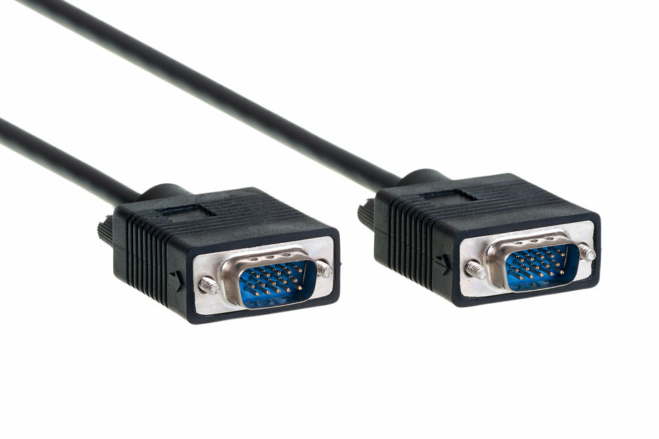 Kabel VGA (15pin) s konektory VGA M - VGA M, délka 2m