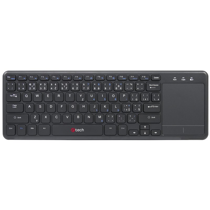 Klávesnice C-Tech WLTK-01 s touchpadem