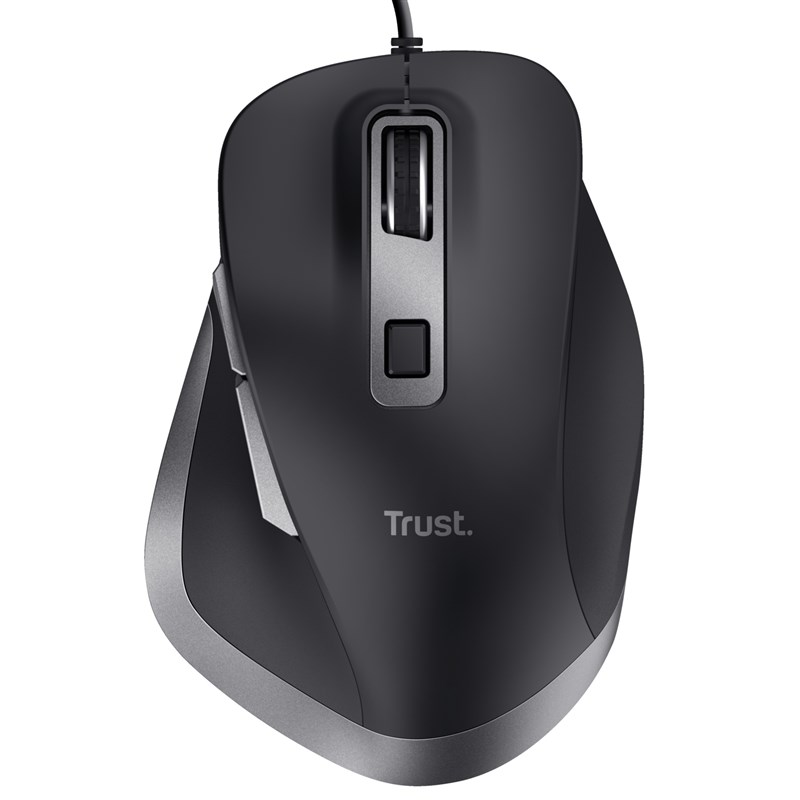 Myš Trust Fyda optická/6 tlačítek/5000DPI - černá