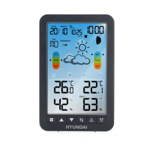 Meteorologická stanice Hyundai WS 2420 černá