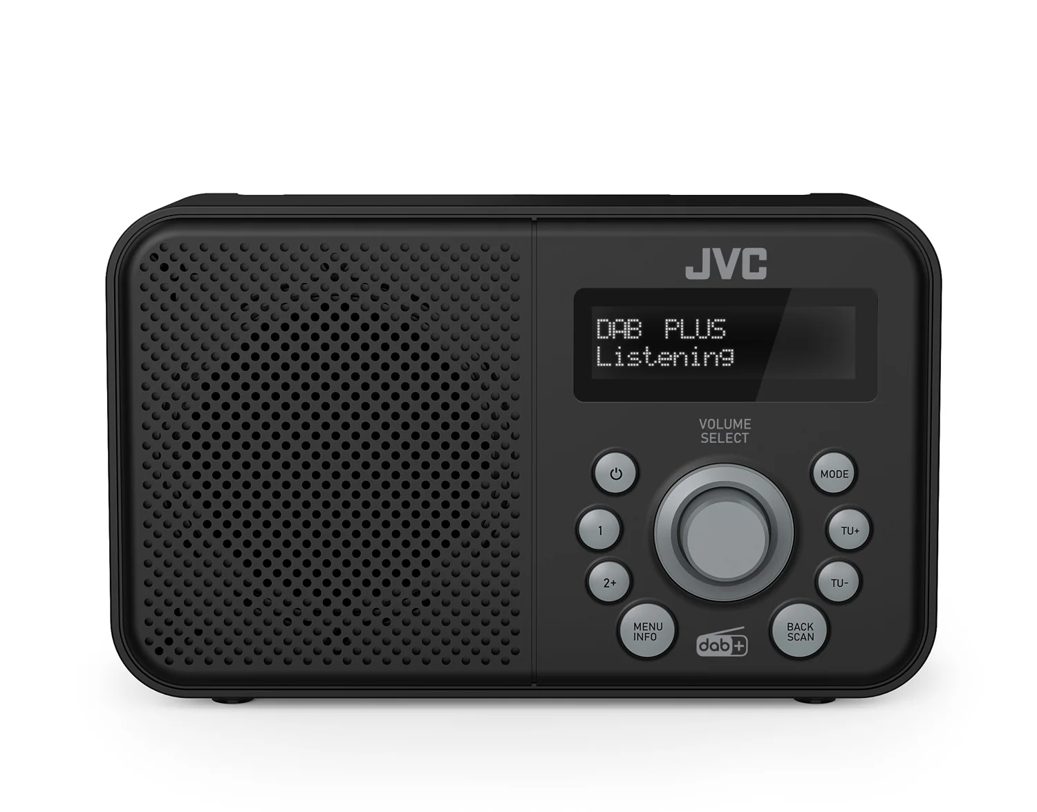 Radiopřijímač s DAB+ JVC RA-E313B-DAB černý