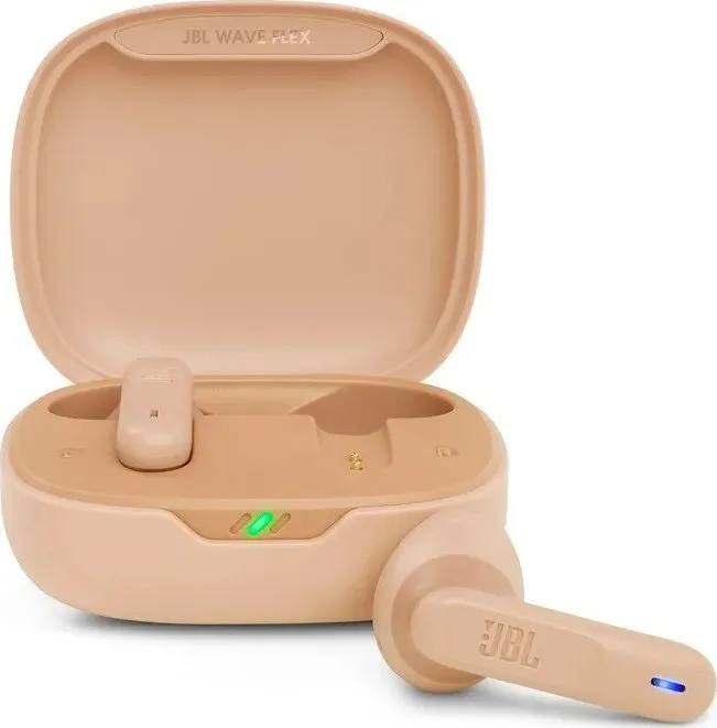 Sluchátka JBL Vibe Flex Beige