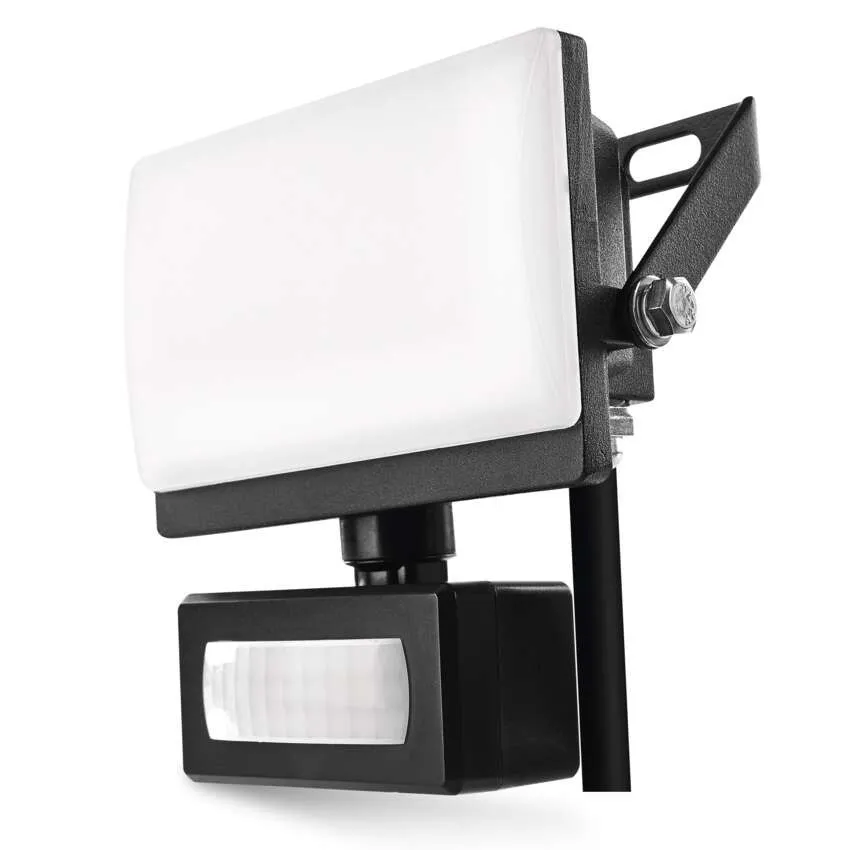 LED reflektor TAMBO EVO se senzorem pohybu, 10 W, 1000 lm, IP44, černý