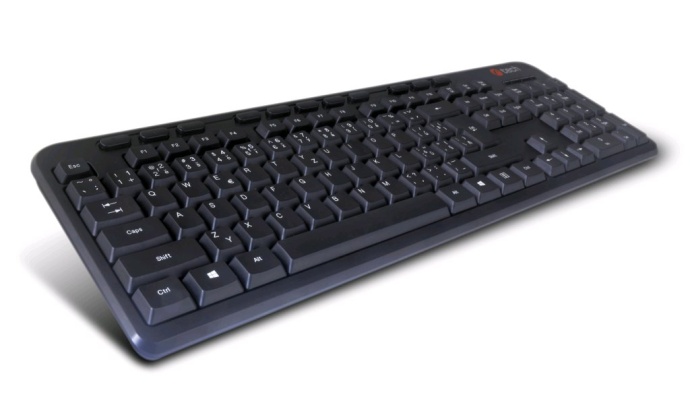 Kabelová klávesnice C-Tech KB-102M, CZ/SK - černá