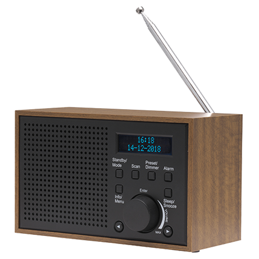 Rádio s DAB a FM DENVER DAB-46 DARK GREY