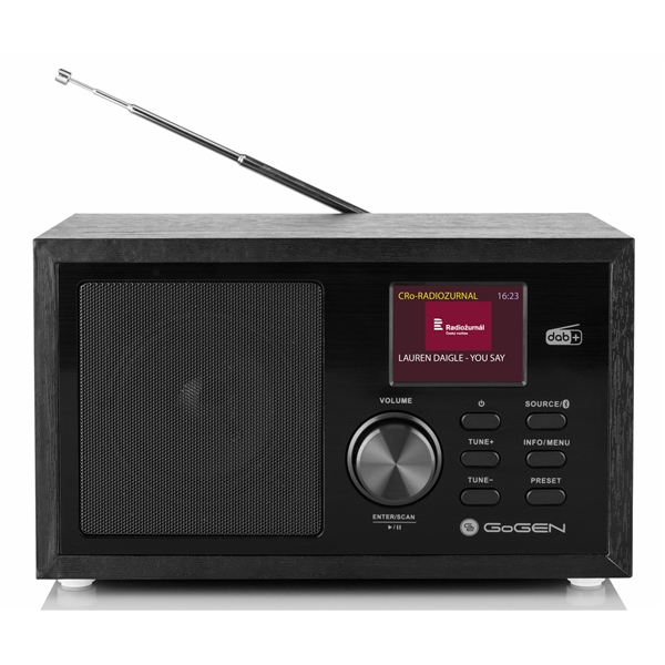 Radiopřijímač DAB+ GoGEN DAB 620 BTCB, černý