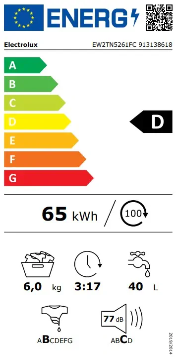 Pračka Electrolux EW2TN5261FC