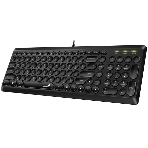Klávesnice Genius Slimstar Q200, CZ/SK - černá