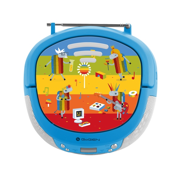 Radiopřijímač s CD GoGEN DÉČKO PŘEHRÁVAČ B, modrý