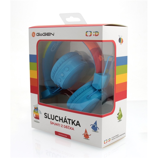  Sluchátka GoGEN Špunti z Déčka - modrá