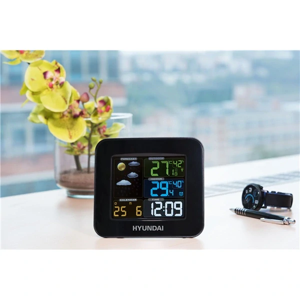 Meteostanice Hyundai WS 8446, barevný displej