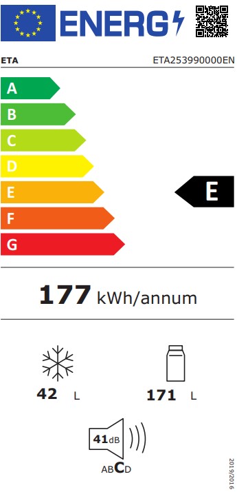 Chladnička ETA 253990000EN bílá