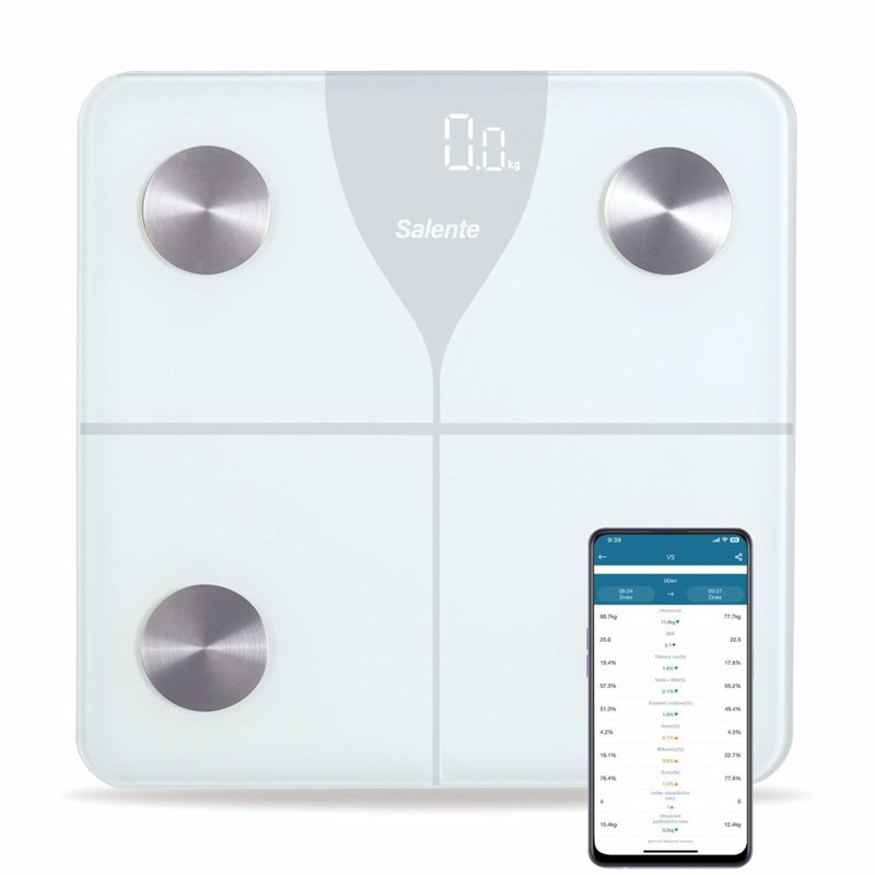Smart osobní váha Salente SlimFit-WH