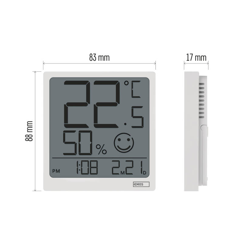 Teploměr a vlhkoměr EMOS E0522