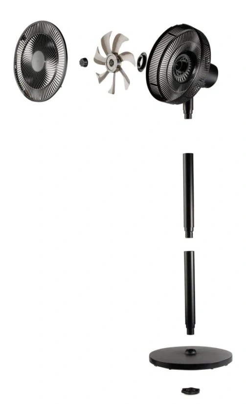 Stojanový ventilátor 2v1- černý - DOMO DO8157