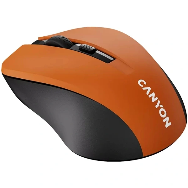 Myš Canyon CNE-CMSW1 / optická / 3 tlačítka / 1200dpi - oranžová
