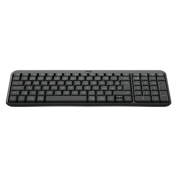 Klávesnice Logitech K250 CZ/ SK - grafitová	