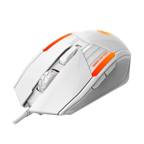 Myš drátová Marvo M291 bílá, 6400DPI