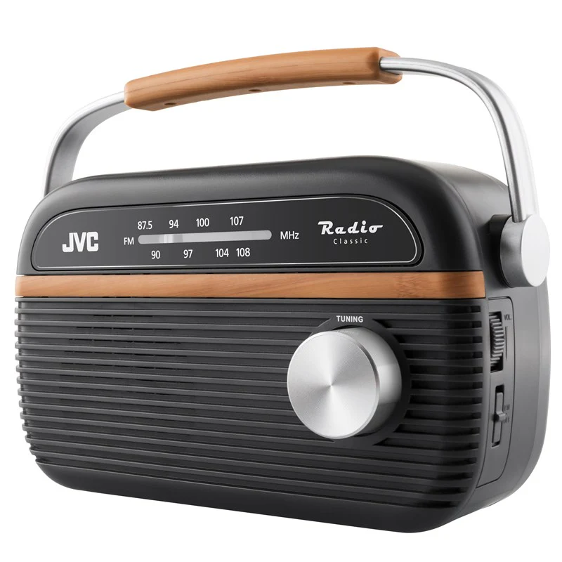 Radiopřijímač JVC RA-E215G šedý
