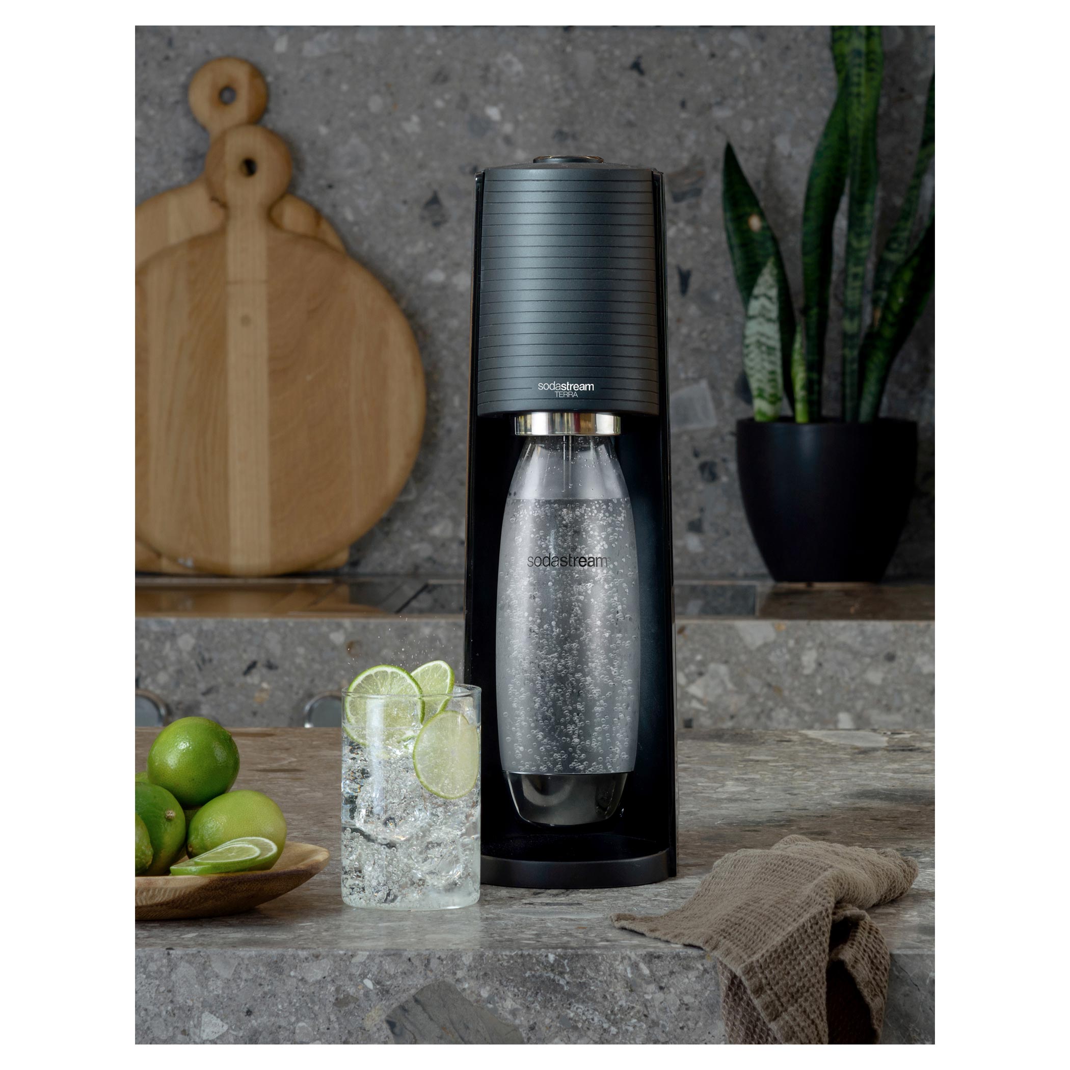 Výrobník perlivé vody Sodastream TERRA Black