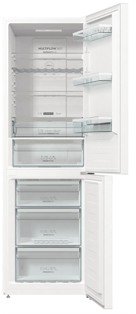 Chladnička komb. Gorenje NRK6192AW4, NoFrost