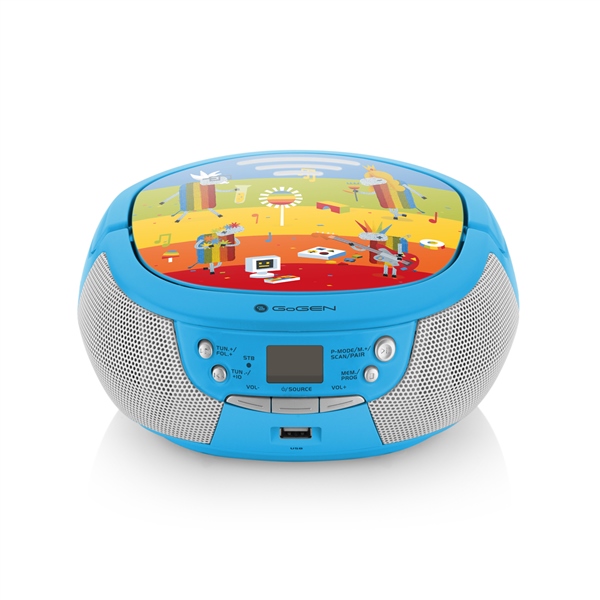 Radiopřijímač s CD GoGEN DÉČKO PŘEHRÁVAČ B, modrý