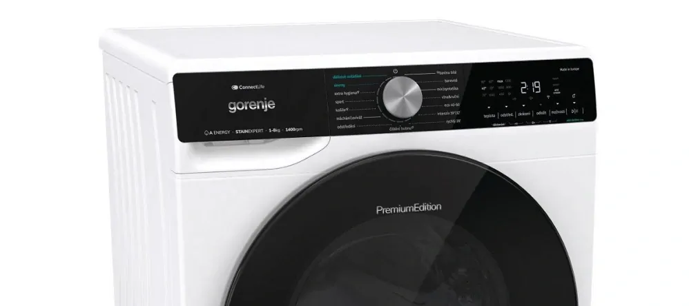 Pračka Gorenje W2NS84SACZ Premium, Smart, Slim