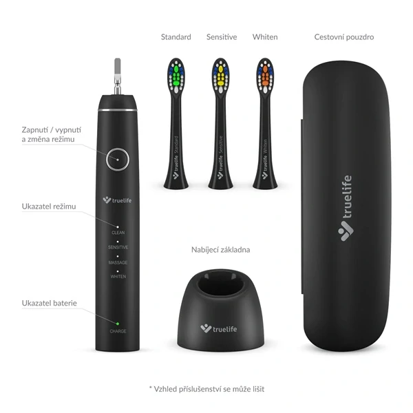 Zubní kartáček TrueLife SonicBrush Compact Black