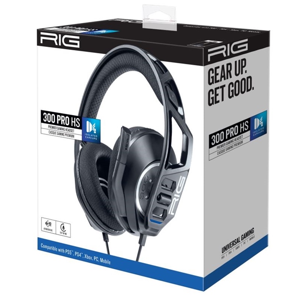 Headset Nacon RIG 300 PRO HS pro PS4 a PS5 - černý