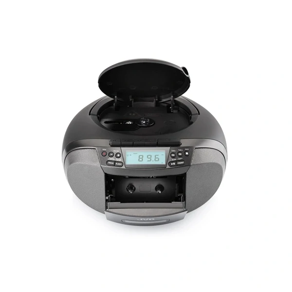 Radiomagnetofon s CD JVC RC-E444B, černý  