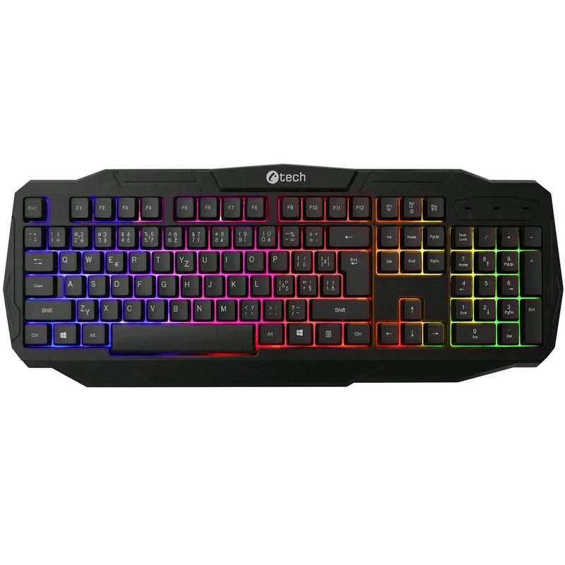 Klávesnice C-Tech Arcus, CZ/SK - černá