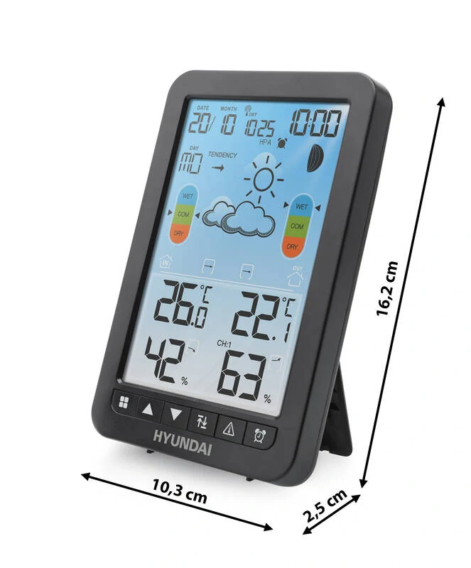 Meteorologická stanice Hyundai WS 2420 černá