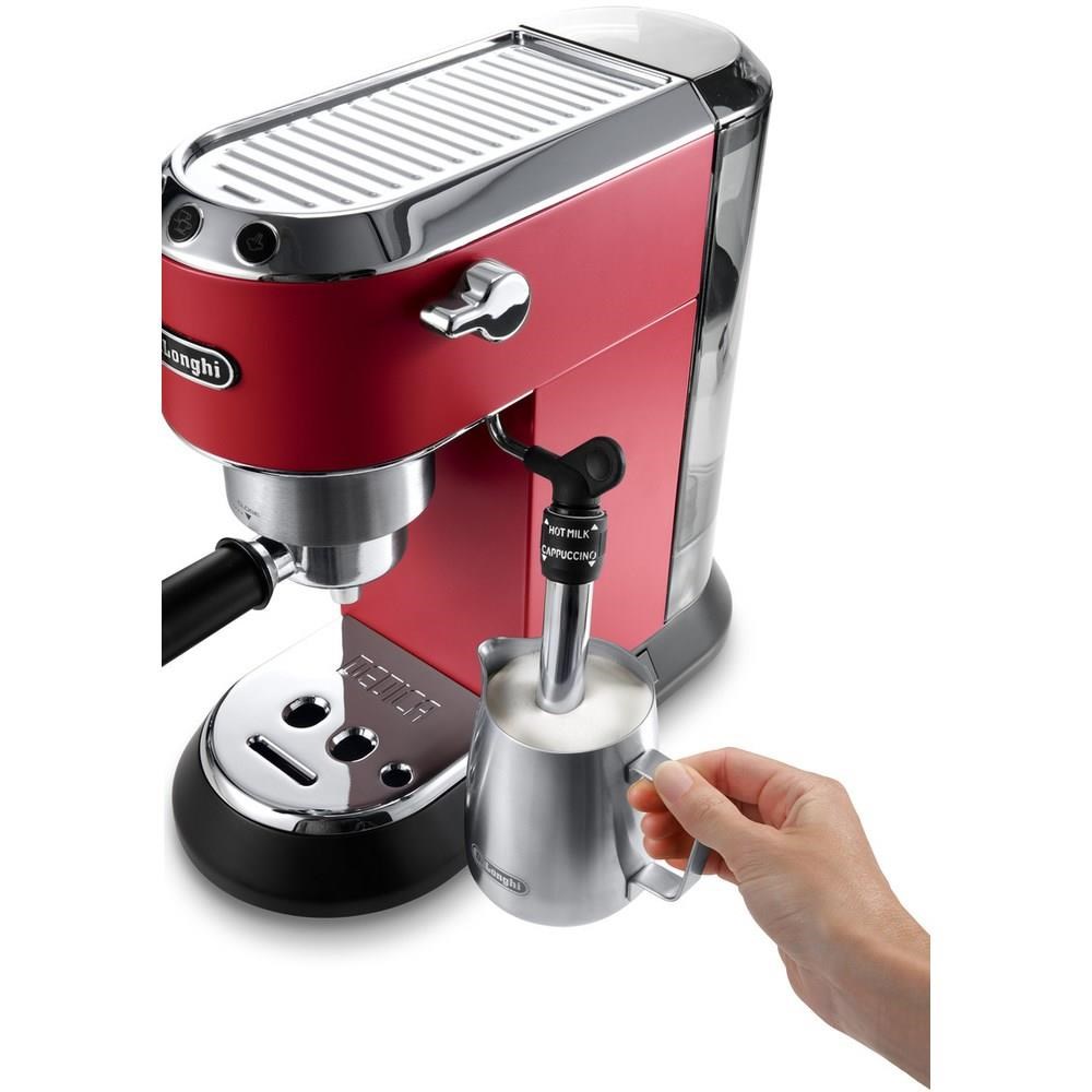 Espresso DeLonghi Dedica EC 685.R pákový kávovar, červená
