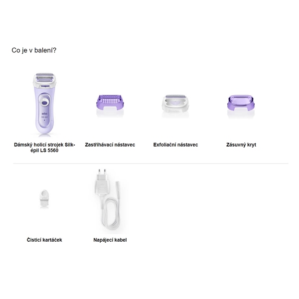 Holicí strojek Braun Lady Style 5560, dámský
