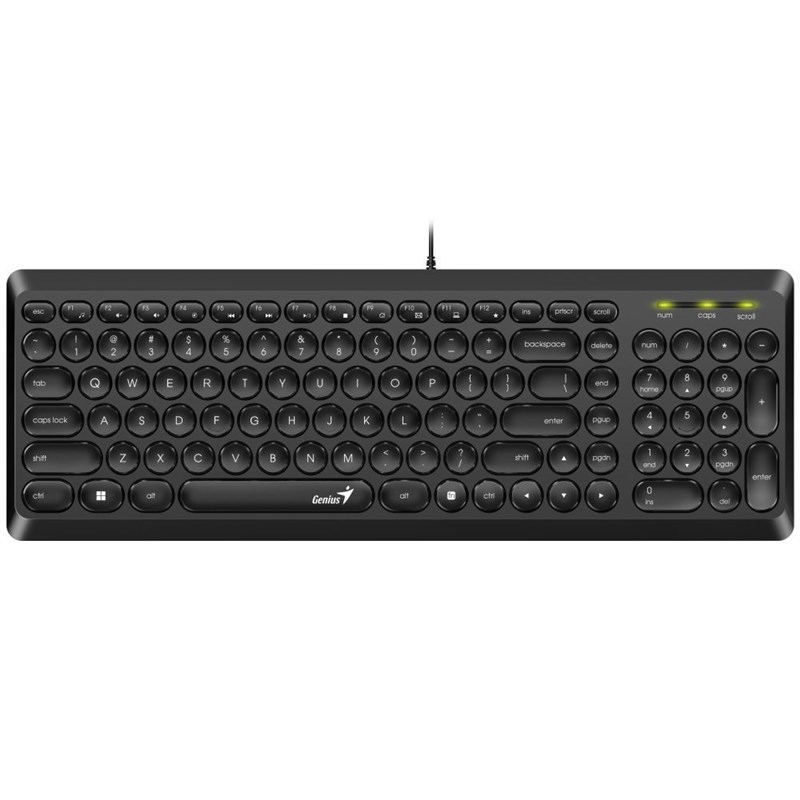 Klávesnice Genius Slimstar Q200, CZ/SK - černá