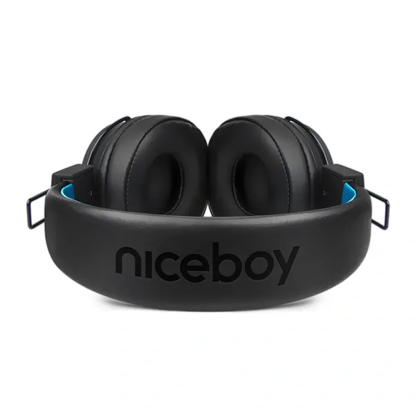 Sluchátka Niceboy HIVE Joy 3 - černá/ modrá