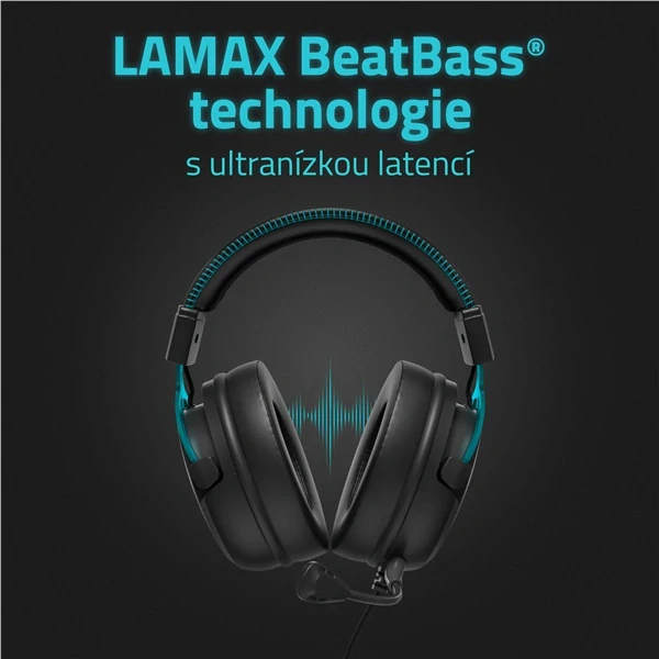 Headset LAMAX Heroes Defender1 - černý