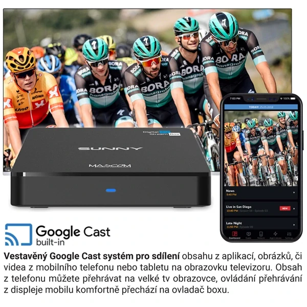 Multimediální centrum Mascom SUNNY