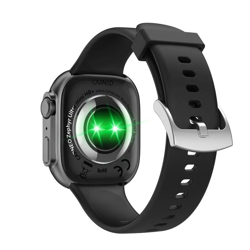 Chytré hodinky Carneo Zephyr Ultra mini HR+ - černé