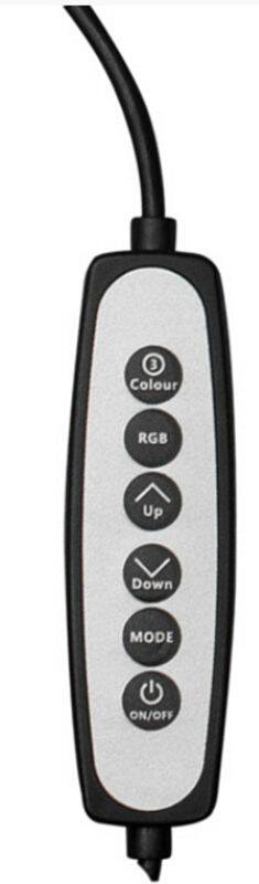 Kruhové světlo Powerton 10" RGB LED, tripod (WPRL1RGB) černé