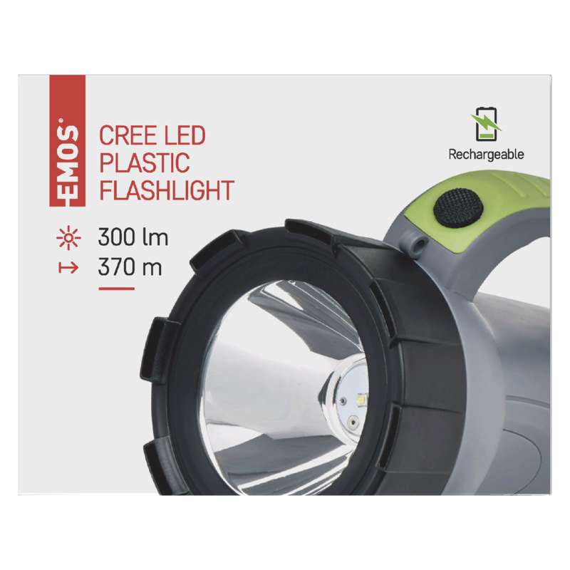 CREE LED nabíjecí svítilna P4527, 360 lm, 1400 mAh