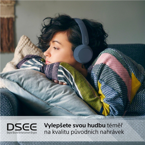 Sluchátka Sony WH-CH520 - modrá