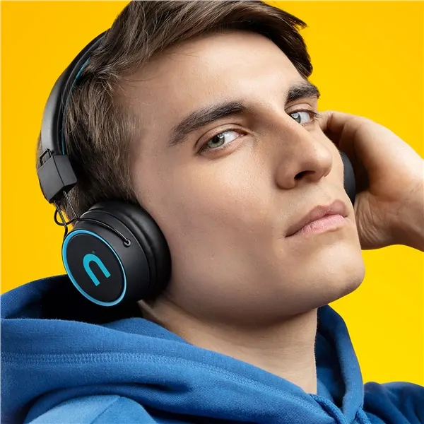 Sluchátka Niceboy HIVE Joy 3 - černá/ modrá