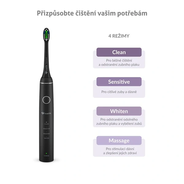 Zubní kartáček TrueLife SonicBrush Compact Black