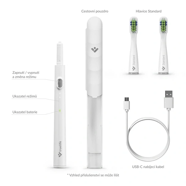 Zubní kartáček TrueLife SonicBrush Slim20 White